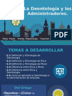 La Deontología y Los Administradores