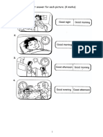 Ujian 1 Bahasa Inggeris Tahun 1 2017