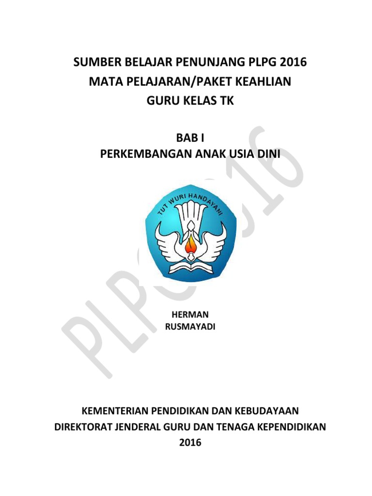 Bab 1 Perkembangan Anak Usia Dini