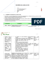 Informe Del Plan Lector 2016