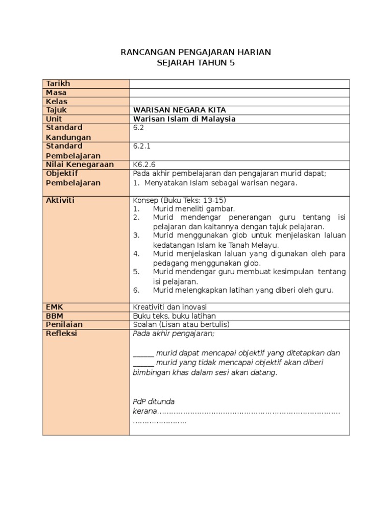 Warisan Islam Di Malaysia Pdf