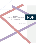 7 - Dossier Mejora Tus Técnicas de Escritura - Ortografía PDF