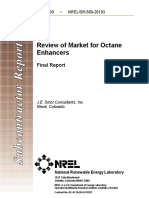 Review of Market For Octane Enhancers