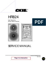 Mackie HR824 Service Manual