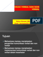 Komunikasi Verbal N Non Verbal Angkt 2016