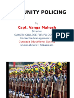 Community Policing: Capt. Vanga Mahesh