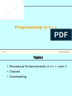 Programming in C++: Slide: 1 Matangini Chattopadhyay
