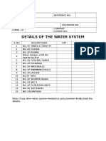 Water System Survey