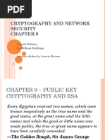 Cryptography and Network Security: Fourth Edition by William Stallings Lecture Slides by Lawrie Brown