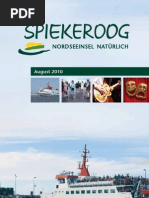 Veranstaltungsplaner August 2010 Spiekeroog