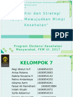 Visi Misi Dan Strategi Terhadap Mimpi Kesehatan Masyarakat