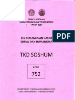 Naskah Soal SBMPTN 2014 Tes Kemampuan Ilmu Sosial dan Humaniora (TKD Soshum) Kode Soal 752 by [pak-anang.blogspot.com].pdf