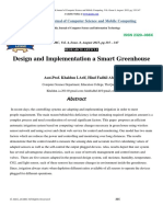 Design and Implementation A Smart Greenhouse: International Journal of Computer Science and Mobile Computing