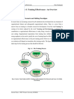 Chapter I: Training Effectiveness - An Overview: 1.1 The Training Scenario and Shifting Paradigms