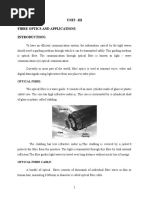 Optical Fiber Notes