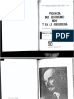 1969. Ghioldi y Otros. Vigencia Del Leninismo Hoy y en La Argentinaargentina