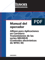 Allison Transmission Manual de Operacion