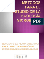 Metodos para El Estudio de La Ecologia Microbiana