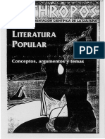 Anthropos-Literatura Popular PDF