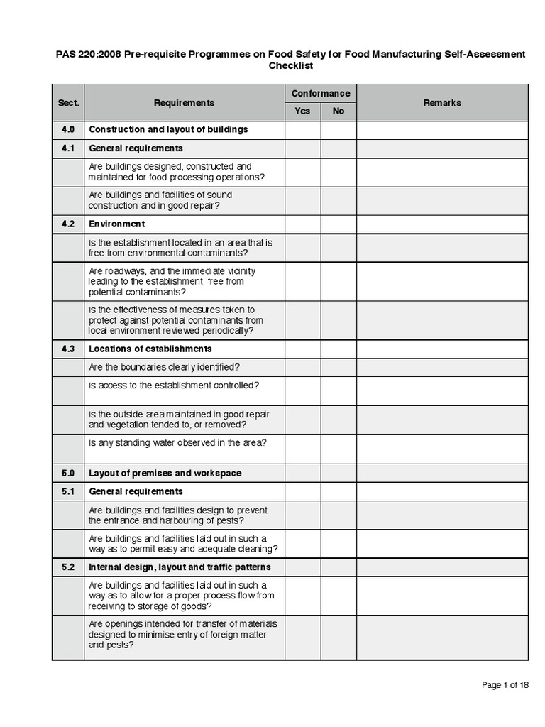 Pas 2 08 Checklist Hygiene Water