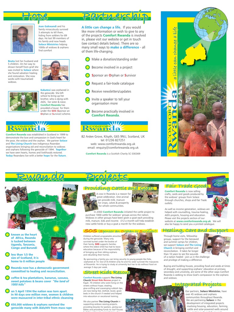 Support Rwanda's Healing Journey | PDF | Rwanda | Goat