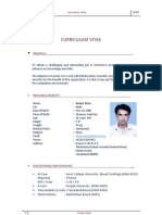 Waqar Curriculum Vitae