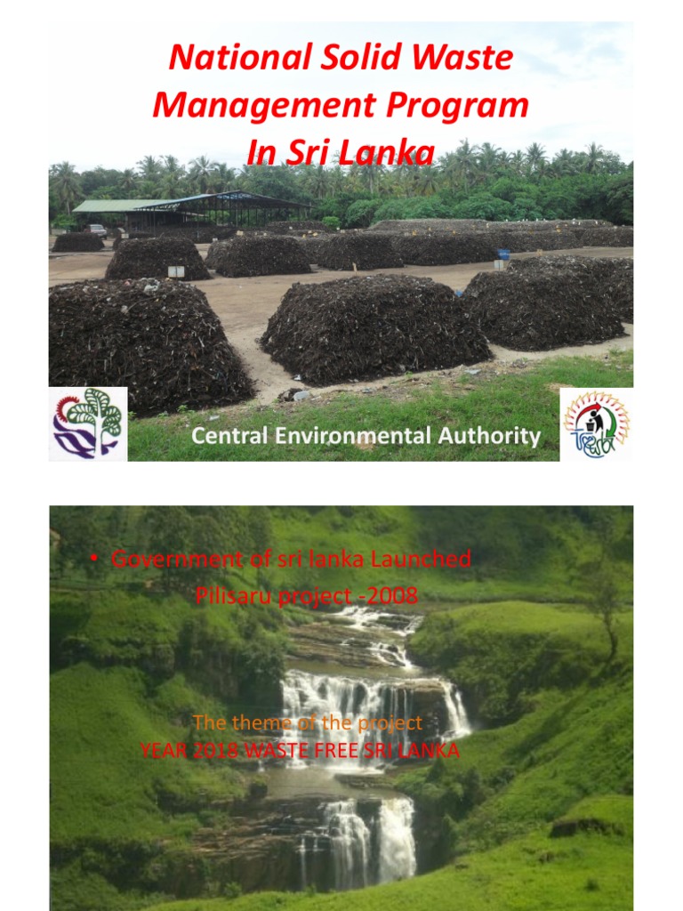 Sri Lanka's Solid Waste Management Program | PDF | Municipal Solid ...