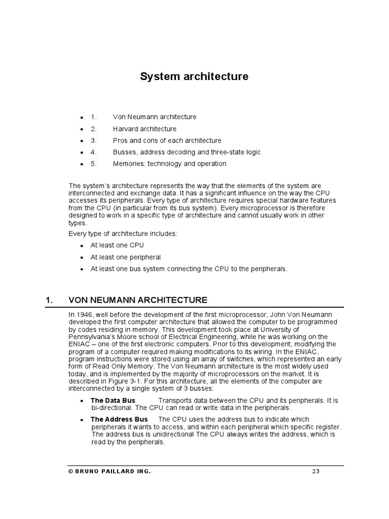 System Architecture | PDF | Central Processing Unit | Computer Program