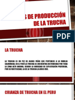 Costos de producción de la trucha en el Perú