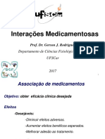 Aula 4B - Interações Medicamentosas e Relação Dose Efeito