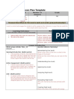 Lesson Plan - Storytime