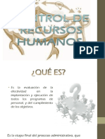 Control en Recursos Humanos