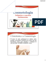 Cosmetologia - conceitos fundamentais