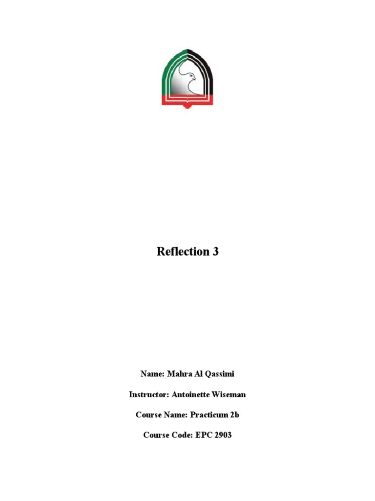Reflection 3 Pdf