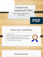 Classroom Management Plan1