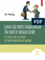 Cum Sa Obtii Maximul in Orice Negociere - Nic Peeling PDF