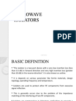 Microwaves Isolator