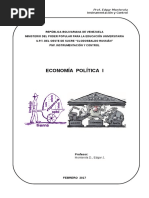 Economía Política I - Contenido y Plan de Evaluación - Cohorte III