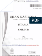 Soal UN IPA SMP 2016 Dan Pembahasan PDF
