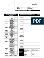 Registro de Mantenimiento INDUSTRIAS MORENO