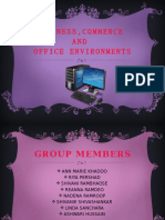 Business, Commerce AND Office Environments