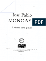 Pablo Moncayo. Tres Piezas.