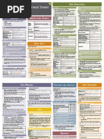 R Programming Cheat Sheet: Ata Tructures