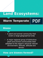 3 Land Ecosystem - Warm Temperate