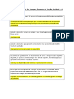 2013 - Exercícios de Fixação - Unidades I e II