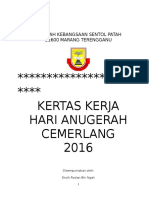 Kertas Kerja Hari Anugerah Cemerlang 2016