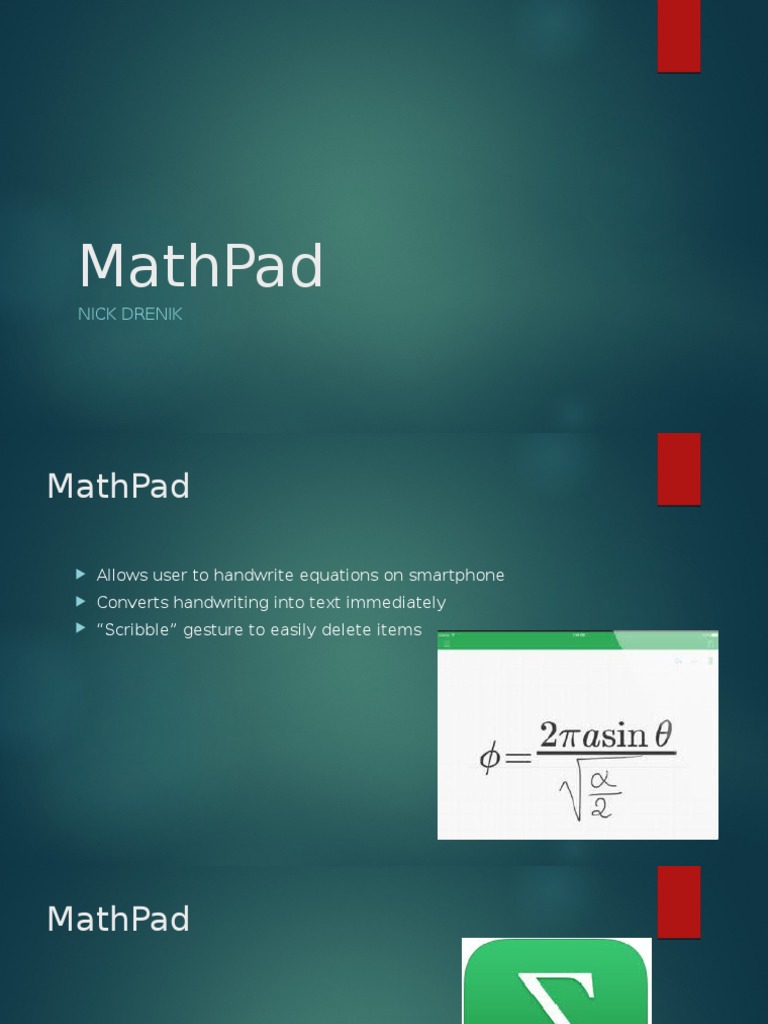 Handwriting Math Equation App | PDF | Art