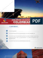 Analisis de Exportaciones Colombianas Enero A Octubre PDF