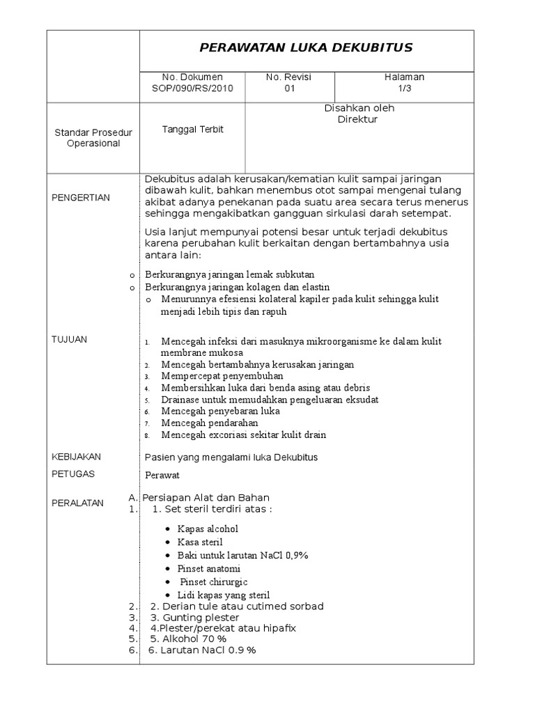 SOP PERAWATAN DEKUBITUS docx