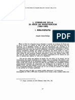 L. CORNELIVS SVLA. 25 Años de La Investigación (1960-1985). I. Bibliografía (Joaquín Gómez-Pantoja)